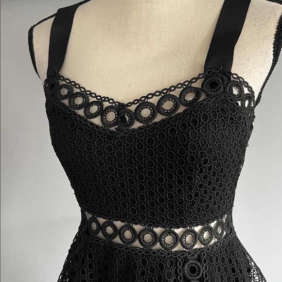 Maje Ravi Grommet-Detail Lace Dress - Picture 4 of 12
